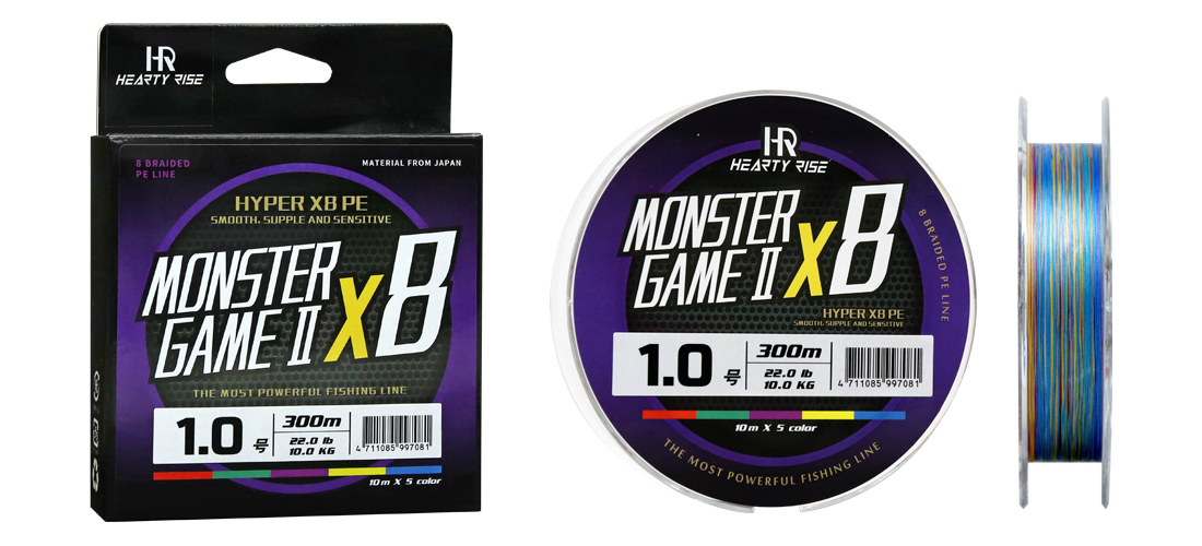 HR MONSTER GAME II X8 PE LINE 1100 01
